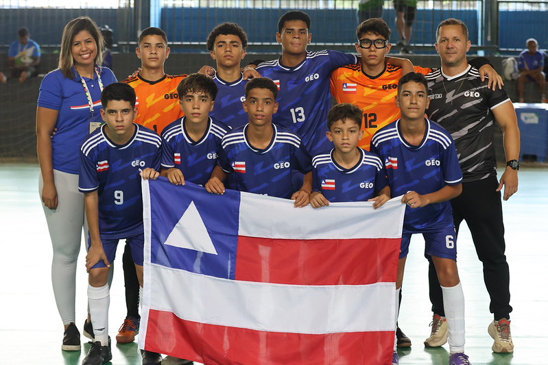 Equipe mirim de futsal escola GeoJuazeiro